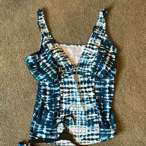 Plus size 2 piece swimsuit